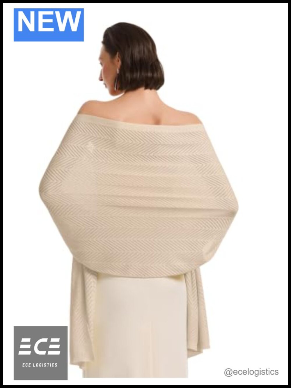 Crochet Pashmina Shawl Wrap Viscose Cotton Evening Wedding